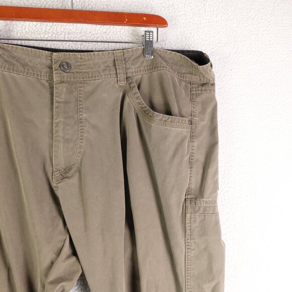 Kuhl Jeans Mens 40X30 Olive Green Revolvr Lightweight Stretch Hiking Outdoor - Picture 2 of 13